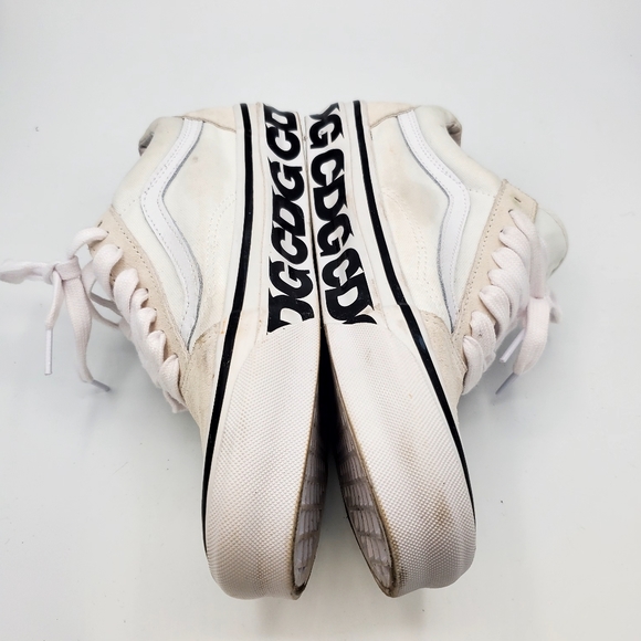 Vans CDG Old Skool White Canva Size 8 men and size 9.5 women Japan Collaboration - Picture 7 of 8